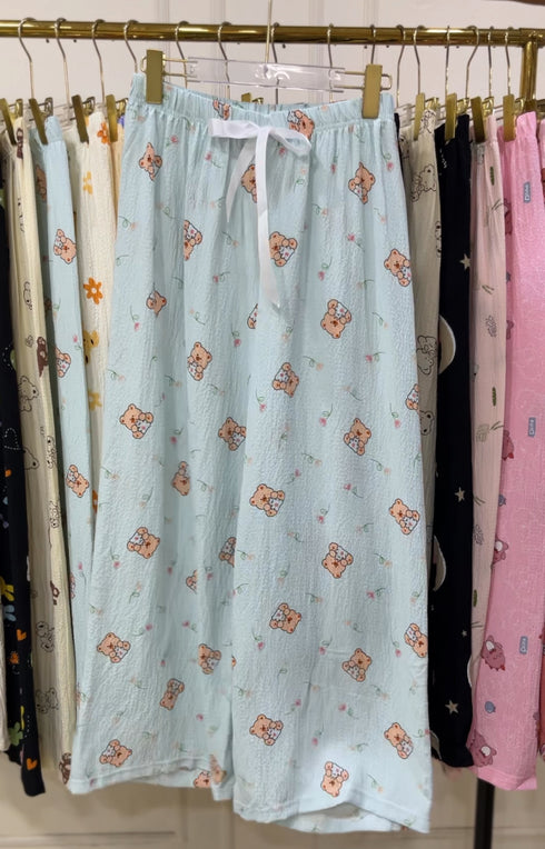 Summer Cute Print Loose Pyjamas